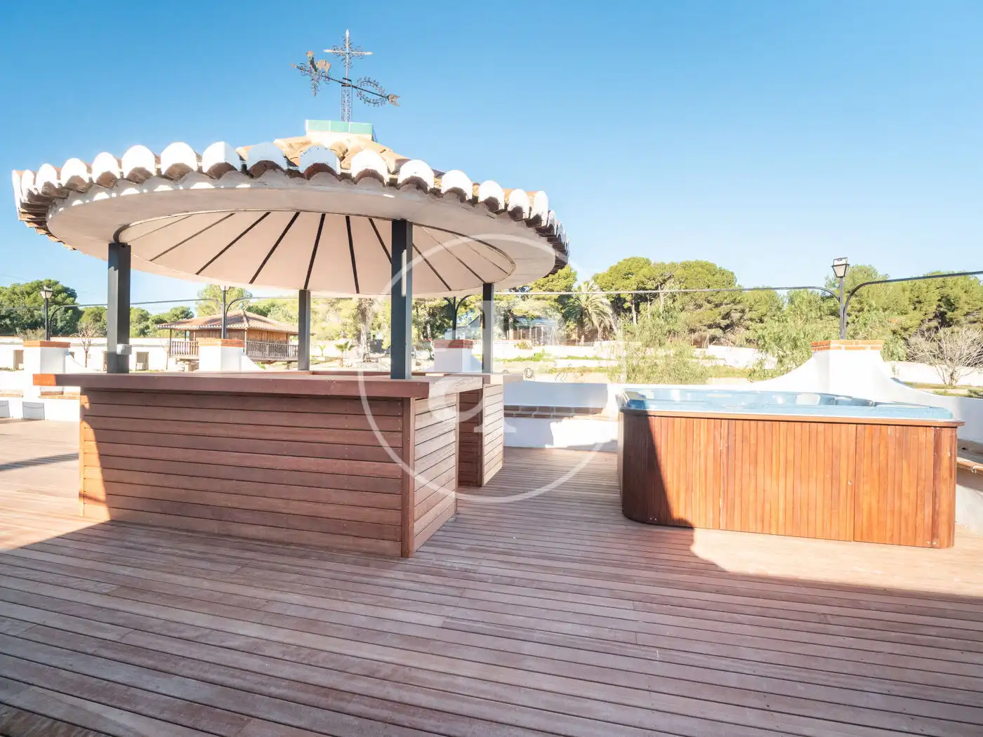 Terrassa de Casa o xalet en venda en Manises amb Aire condicionat, Calefacció i Jardí privat