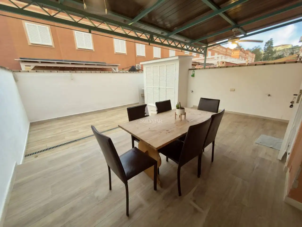 Terrasse von Einfamilien-Reihenhaus zur Miete in Vélez-Málaga mit Klimaanlage, Terrasse und Möbliert