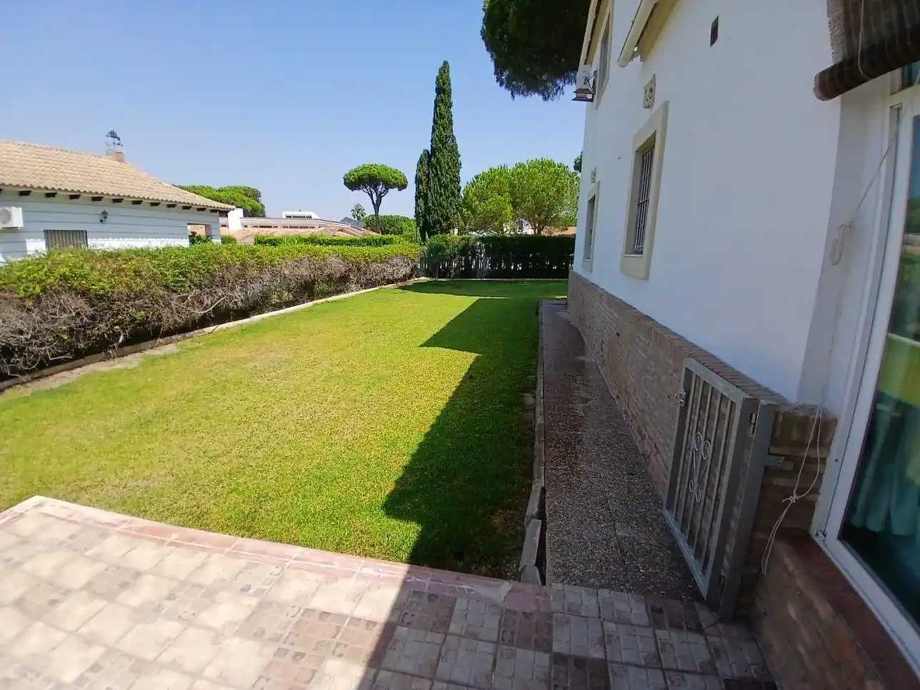 Garten von Haus oder Chalet zum Verkauf in Aljaraque mit Heizung, Privatgarten und Schwimmbad