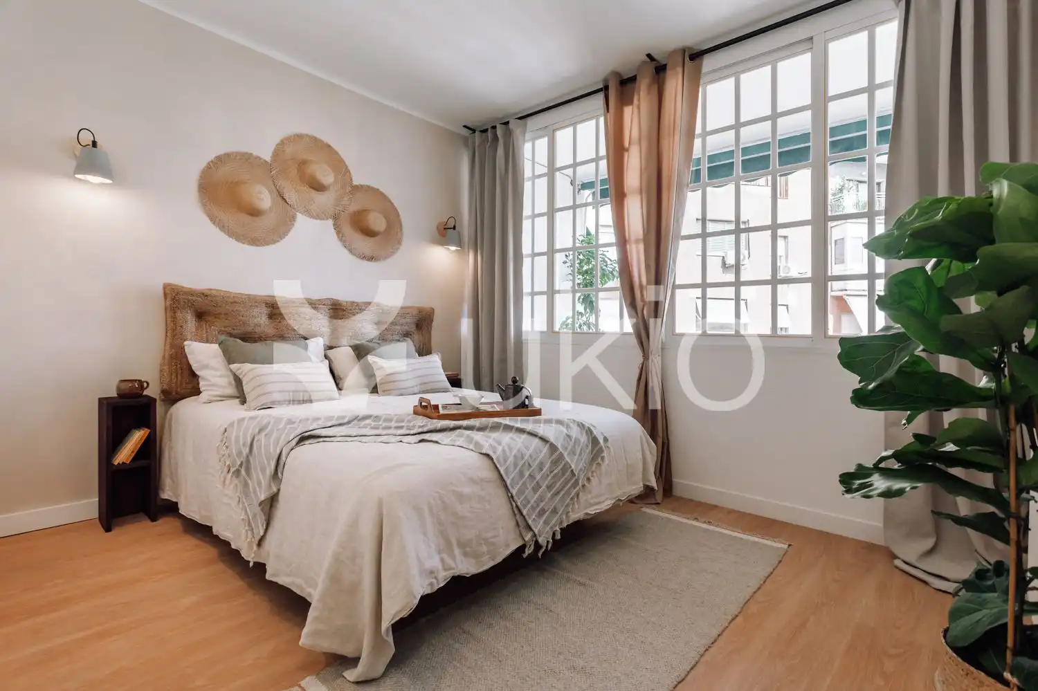 Habitación de Apartamento de alquiler en Barcelona con Aire acondicionado, Calefacción y Terraza