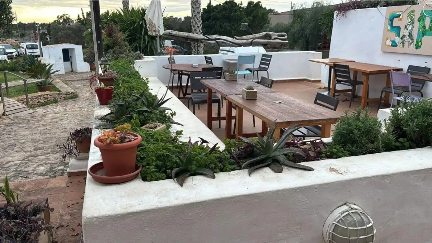 Terrasse von Geschaftsraum zum Verkauf in Formentera mit Heizung