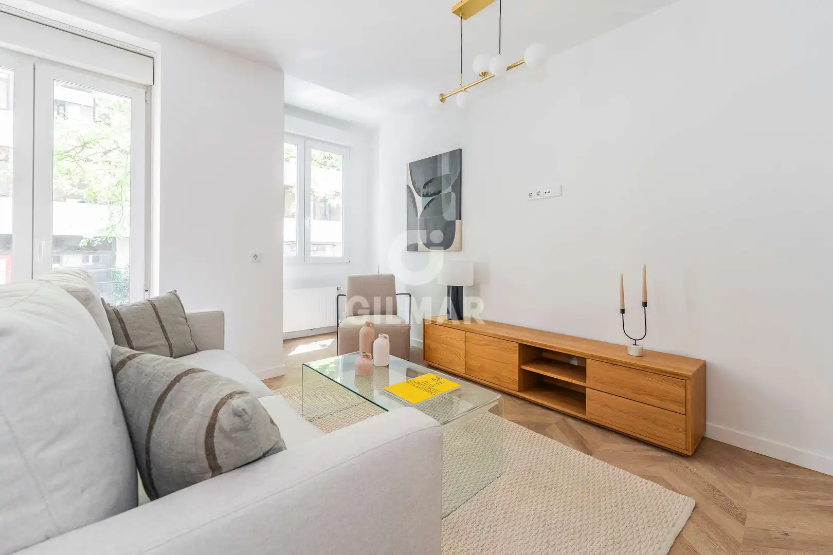 Living room of Flat for sale in Madrid  with Heating