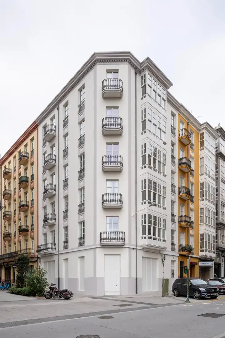Exterior view of Flat for sale in A Coruña Capital   with Parquet flooring and Balcony