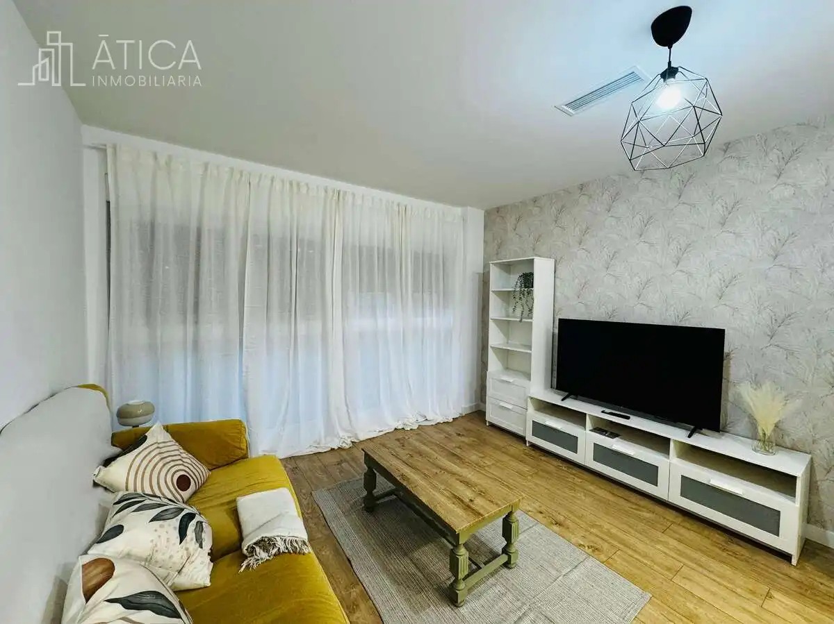 Sala d'estar de Apartament de lloguer en Salamanca amb Aire condicionat, Calefacció i Moblat