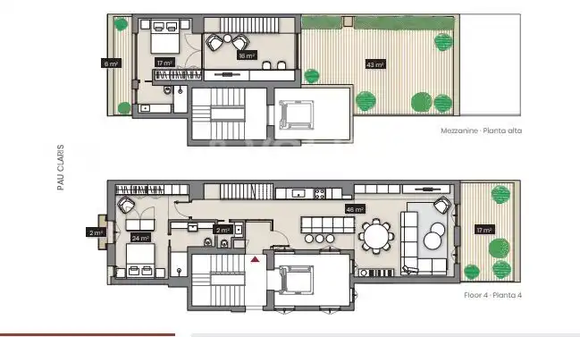 Penthouse with terrace for sale in Eixample, imagen 40