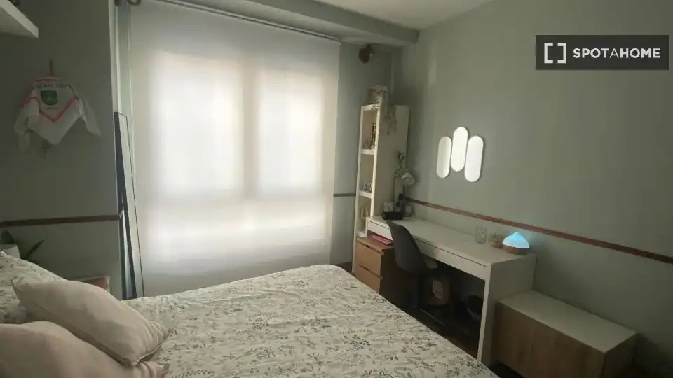 Habitación de Piso de alquiler en Bilbao  con Aire acondicionado, Calefacción y Amueblado