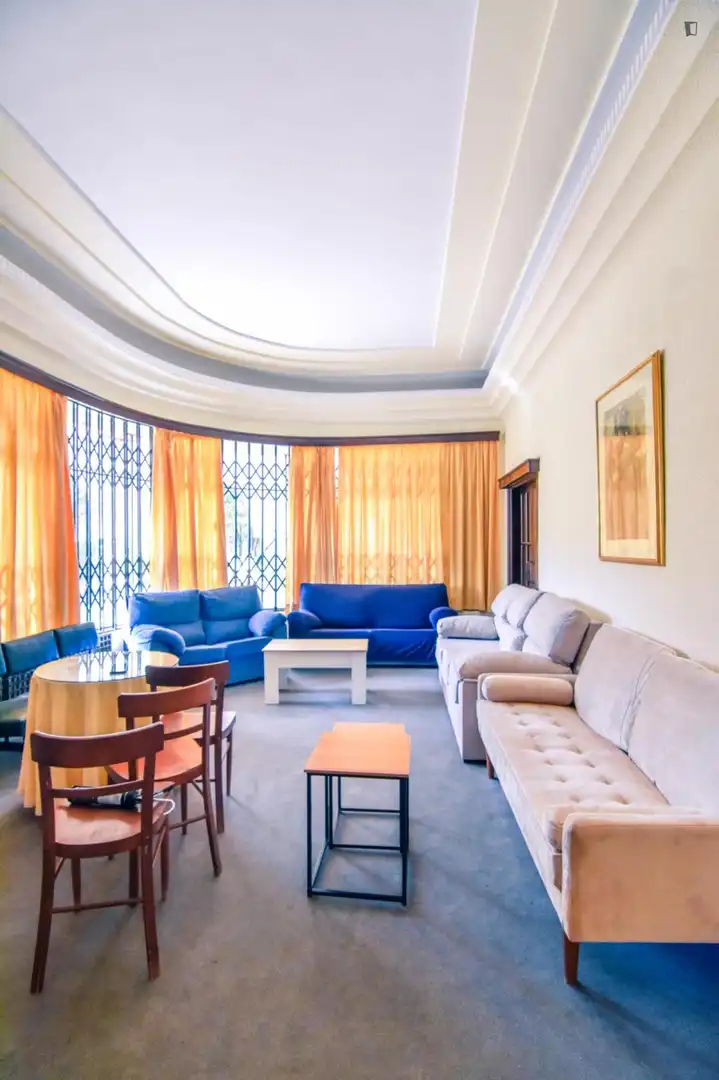 Sala d'estar de Casa o xalet per a compartir en Salamanca amb Calefacció, Moblat i Forn