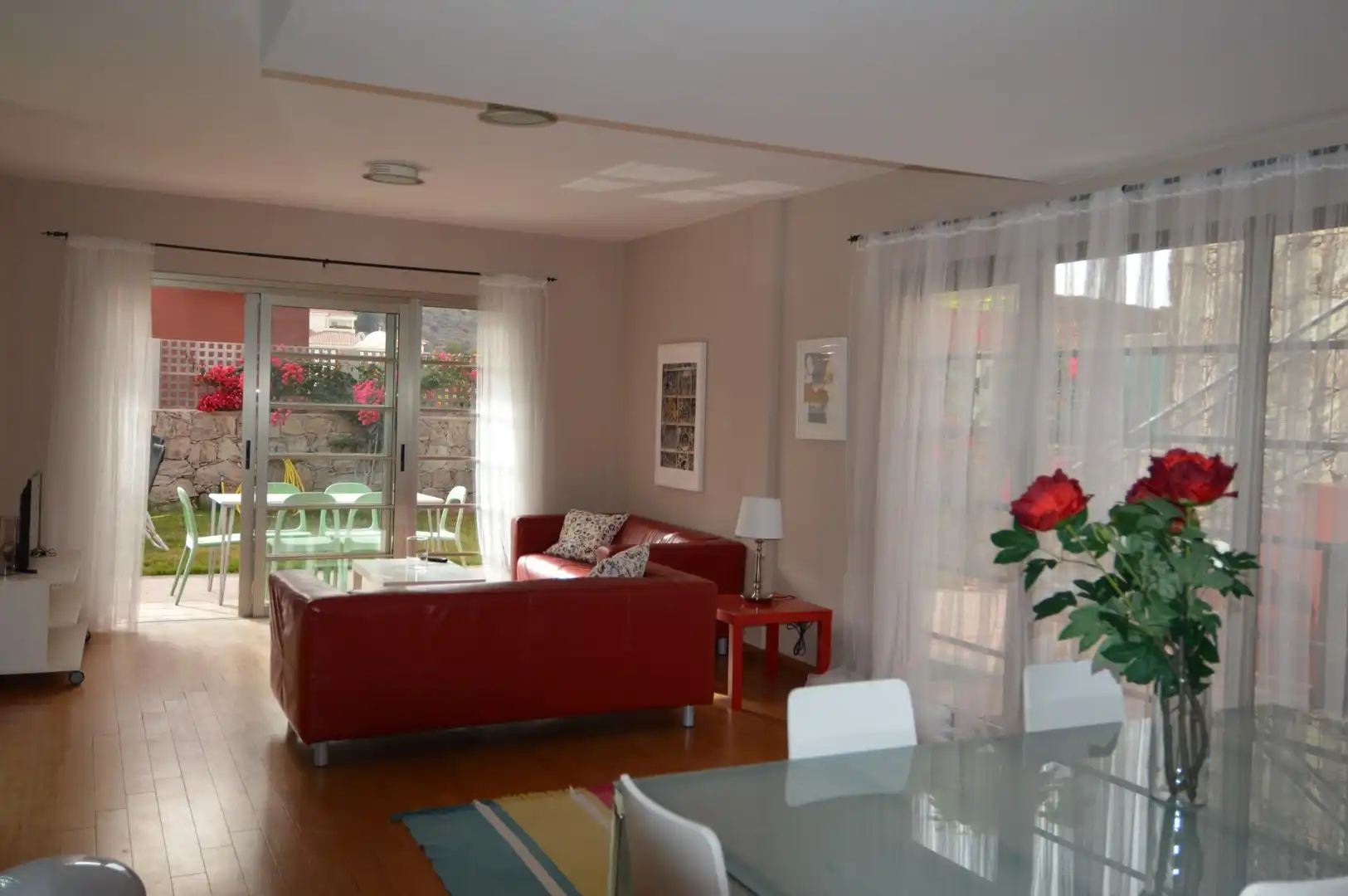 Sala de estar de Casa o chalet en venta en Mogán con Aire acondicionado, Jardín privado y Terraza