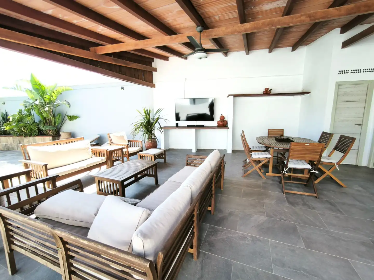 Terrasse von Haus oder Chalet zum Verkauf in San Roque mit Klimaanlage, Terrasse und Schwimmbad