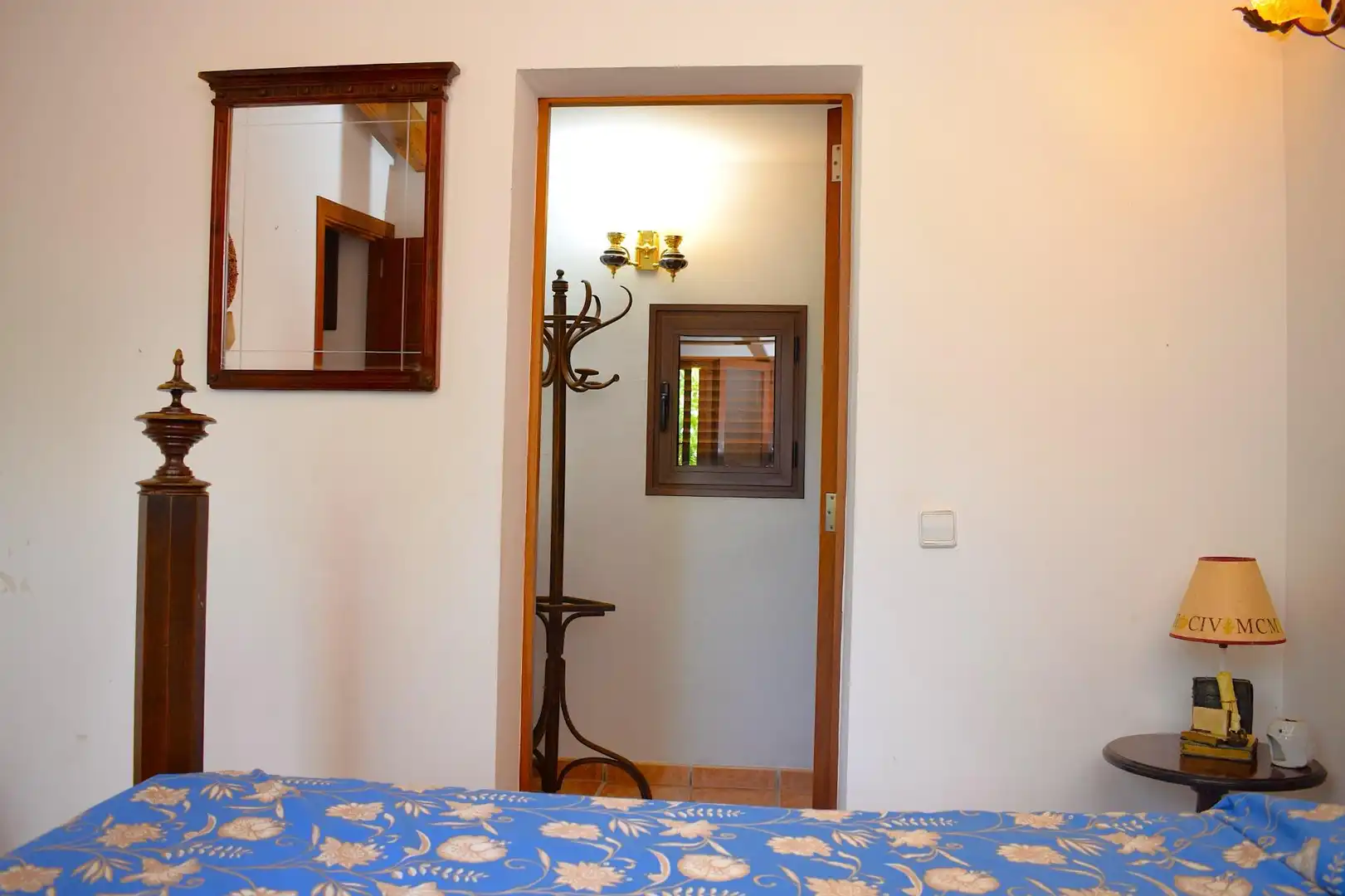 Schlafzimmer von Country house zur Miete in Sa Pobla mit Privatgarten, Terrasse und Möbliert