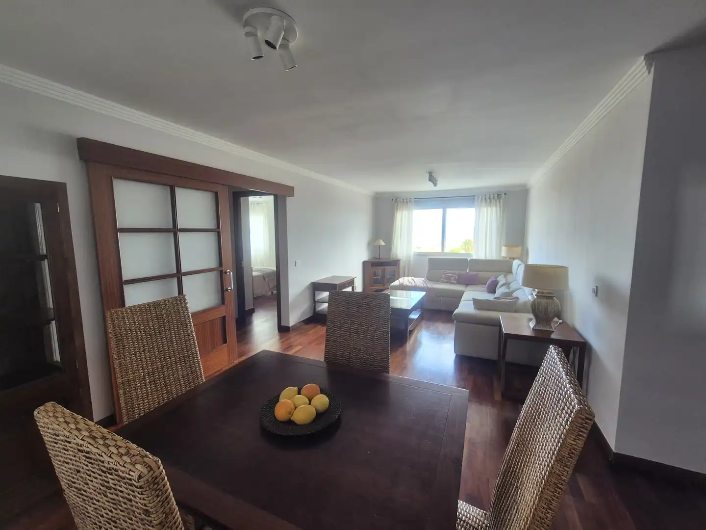 Sala de estar de Piso de alquiler en Las Palmas de Gran Canaria con Jardín privado, Trastero y Amueblado