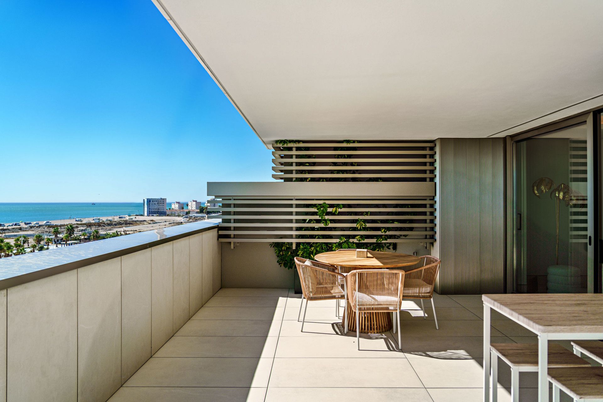 Terrace of Apartment for sale in Málaga Capital  with Air Conditioner, Terrace and Swimming Pool