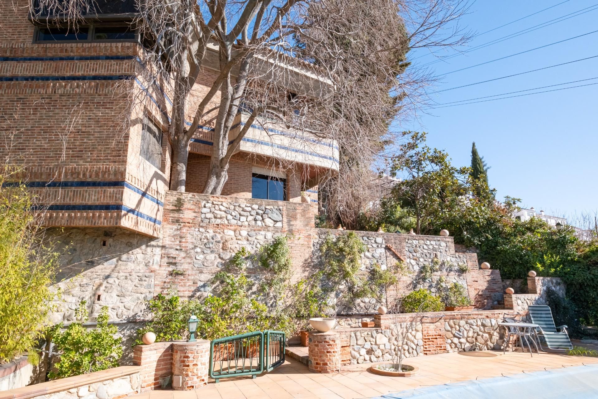 Exterior view of House or chalet for sale in  Granada Capital  with Heating, Private garden and Terrace
