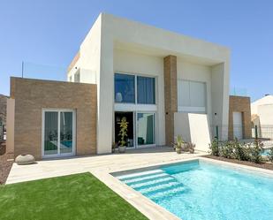 Exterior view of Single-family semi-detached for sale in Algorfa  with Air Conditioner, Heating and Private garden