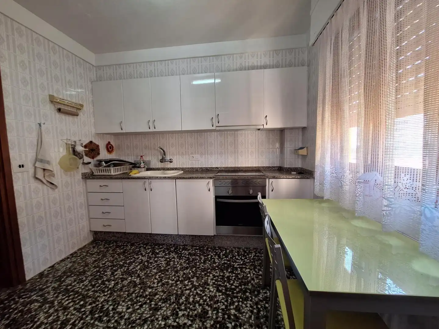 Cocina de Apartamento en venta en Tavernes de la Valldigna con Aire acondicionado y Balcón
