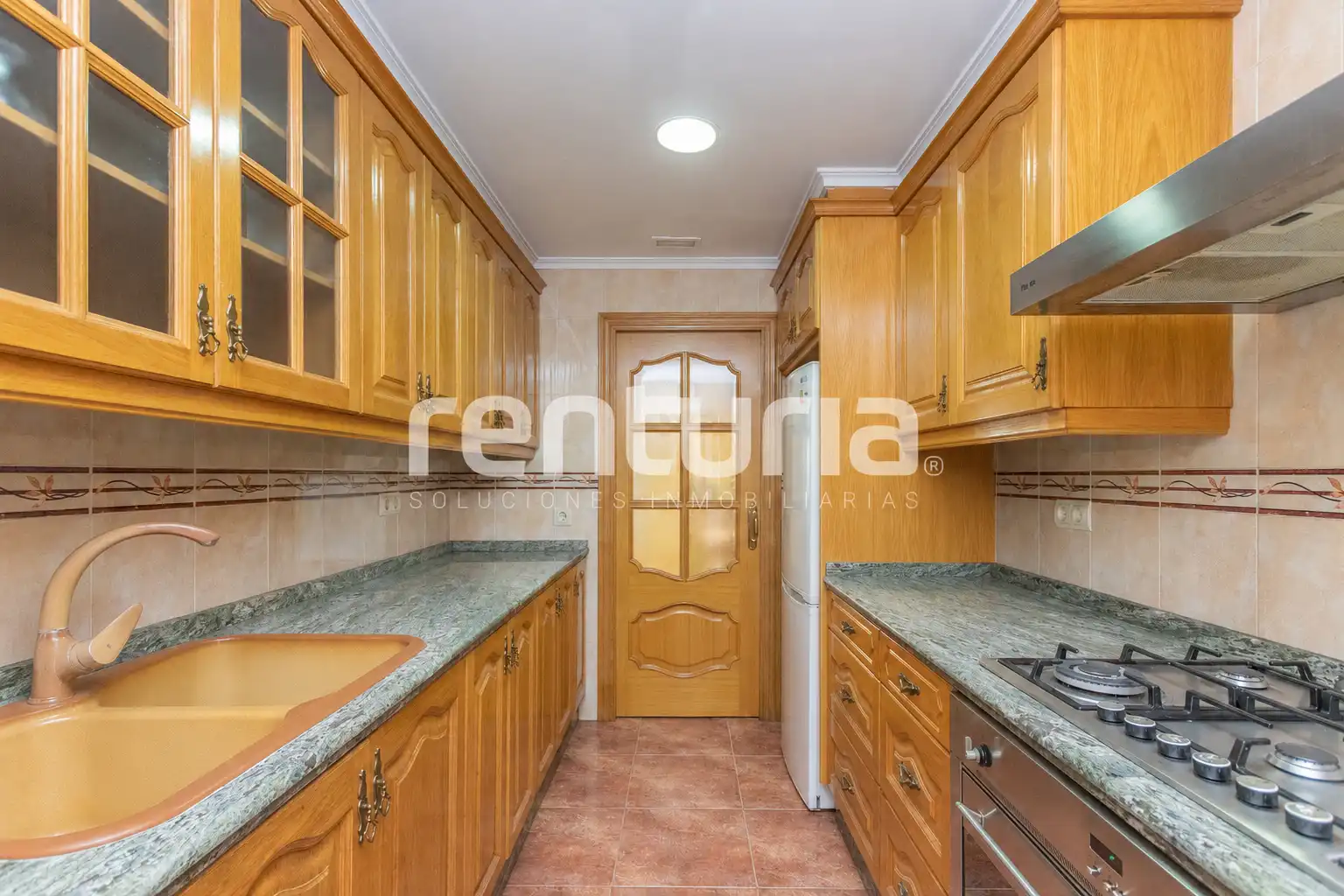 Kitchen of Flat for sale in Valencia  with Air Conditioner, Heating and Terrace
