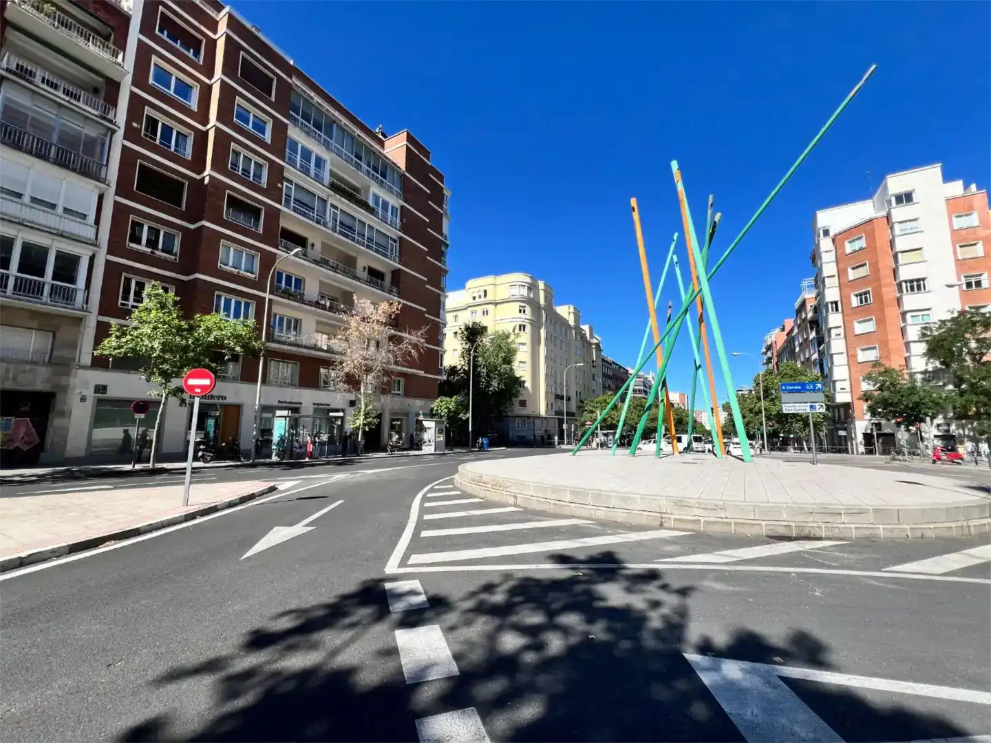 Außenansicht von Dachboden zur Miete in  Madrid Capital mit Klimaanlage