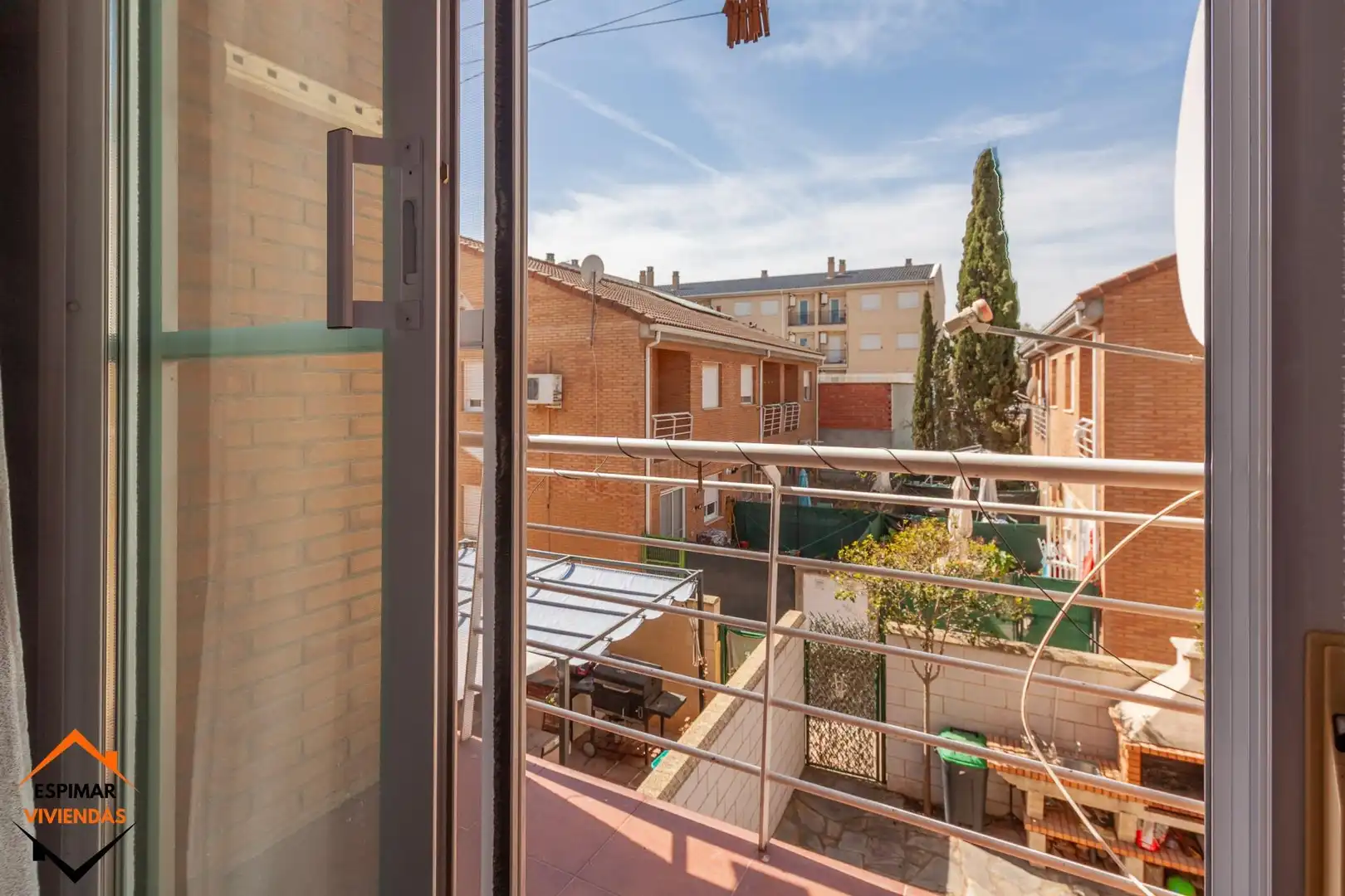 Terrassa de Casa adosada en venda en Pedrola amb Aire condicionat, Calefacció i Jardí privat