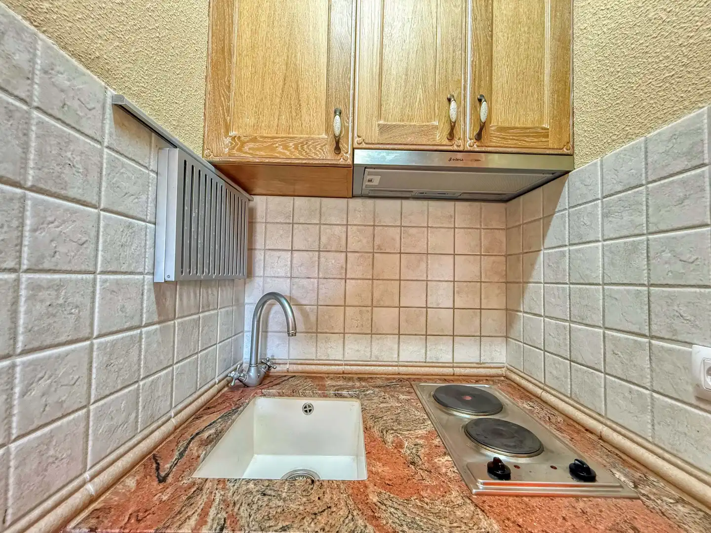 Kitchen of Flat for sale in Alcalá de la Selva  with Heating and Terrace