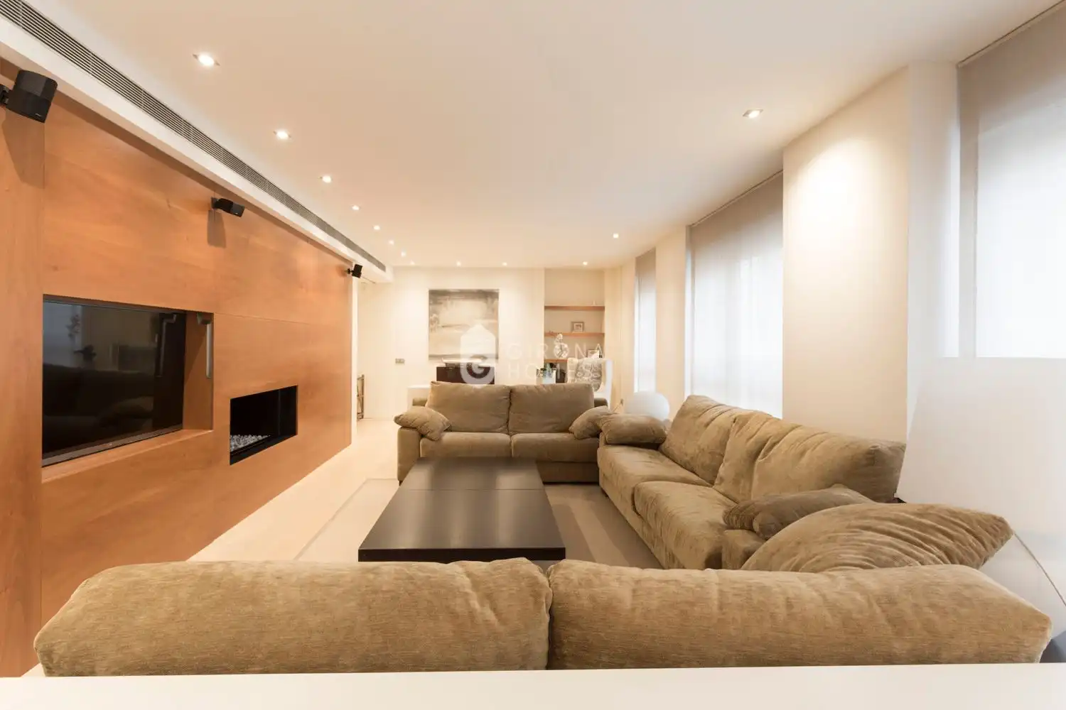 Wohnzimmer von Wohnungen zum Verkauf in Girona mit Klimaanlage, Heizung und Terrasse