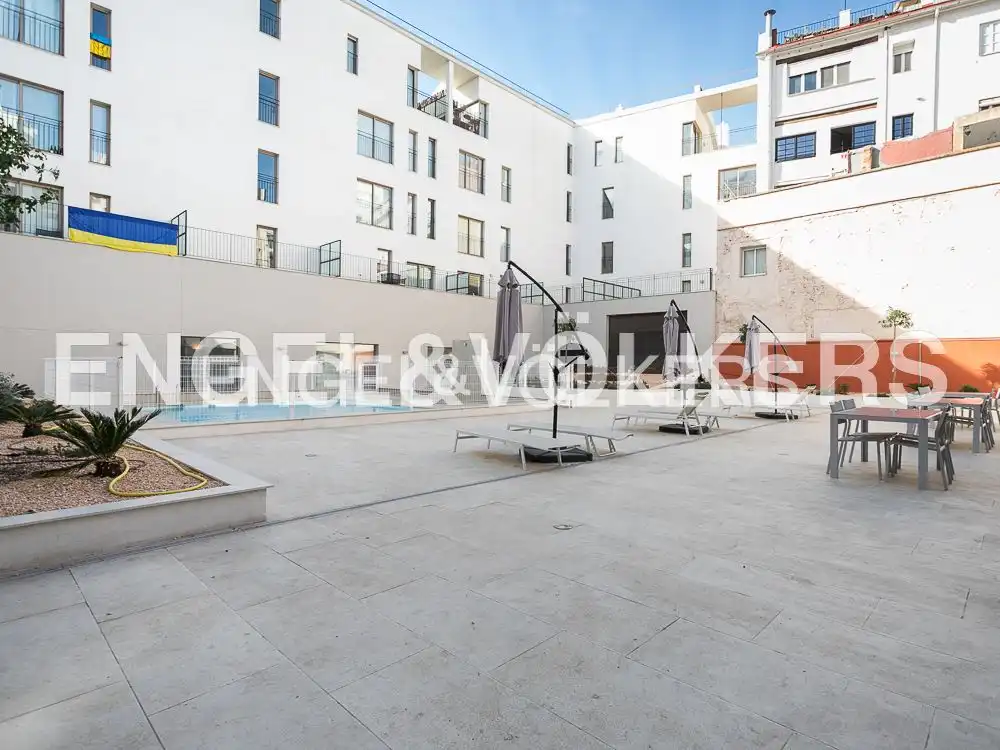 Terraza de Ático en venta en Valencia con Aire acondicionado, Calefacción y Jardín privado