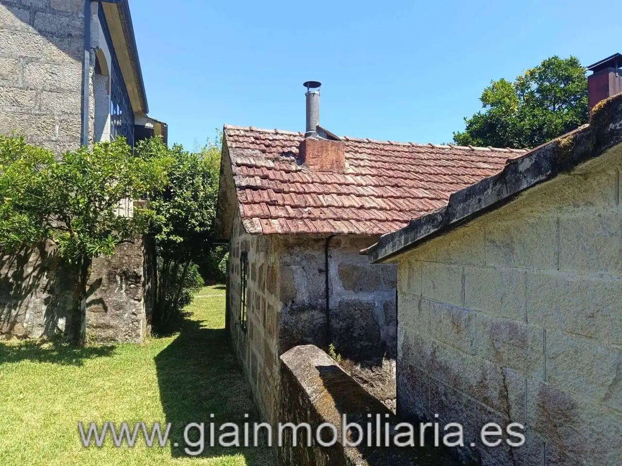 Vista exterior de Casa o chalet en venta en Mondariz con Calefacción, Jardín privado y Terraza