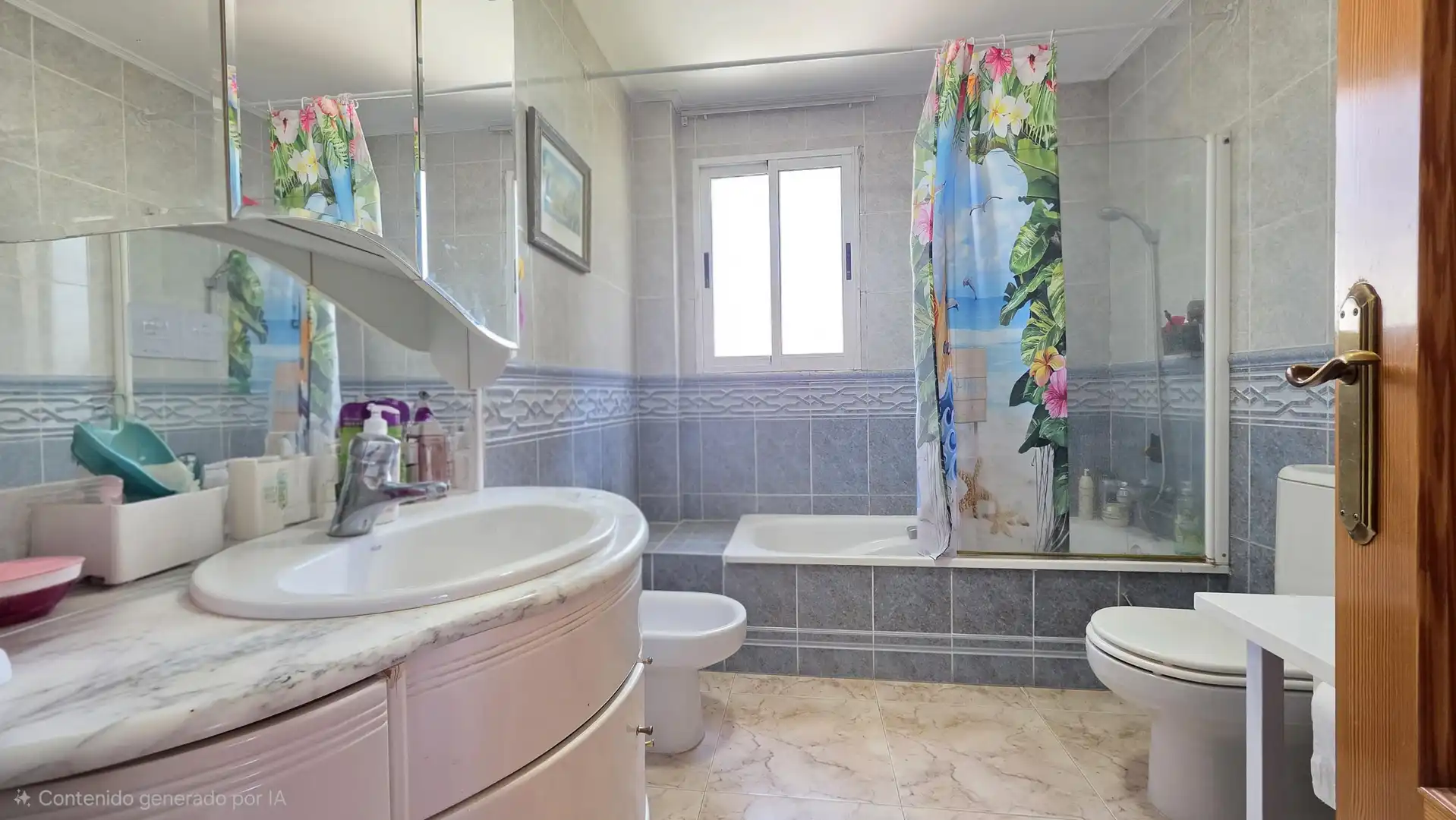 Badezimmer von Haus oder Chalet zum Verkauf in Gandia mit Privatgarten, Terrasse und Balkon