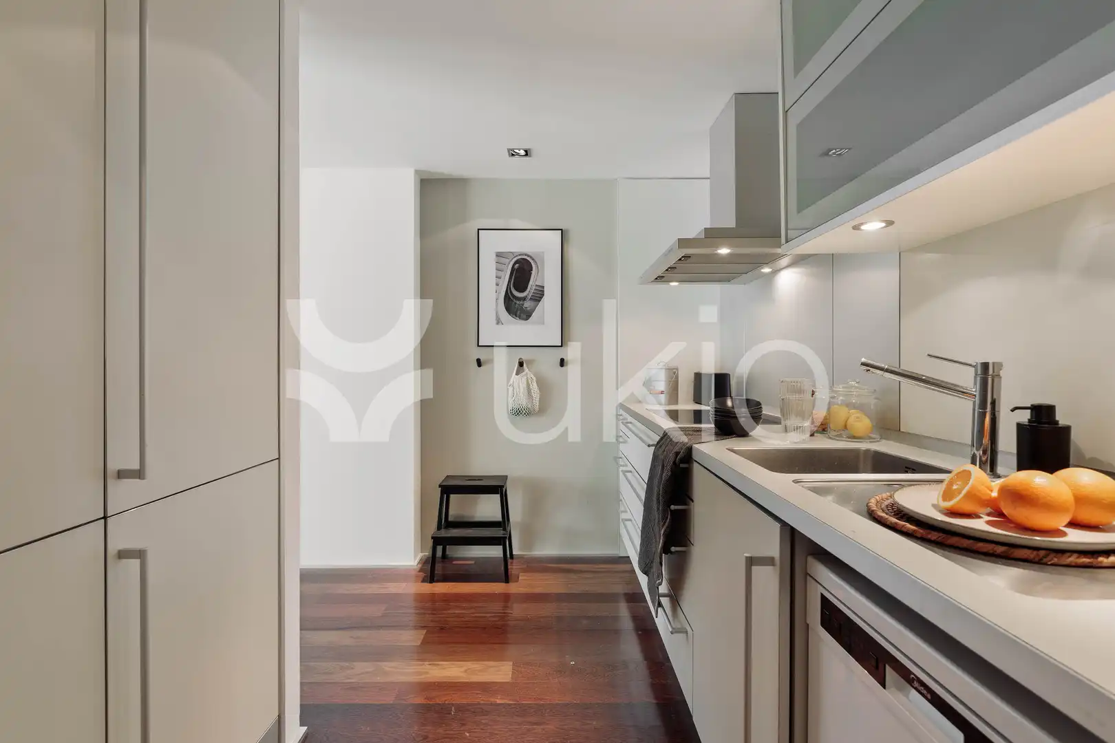 Kitchen of Apartments for rent in Barcelona  with Air Conditioner, Heating and Furnished