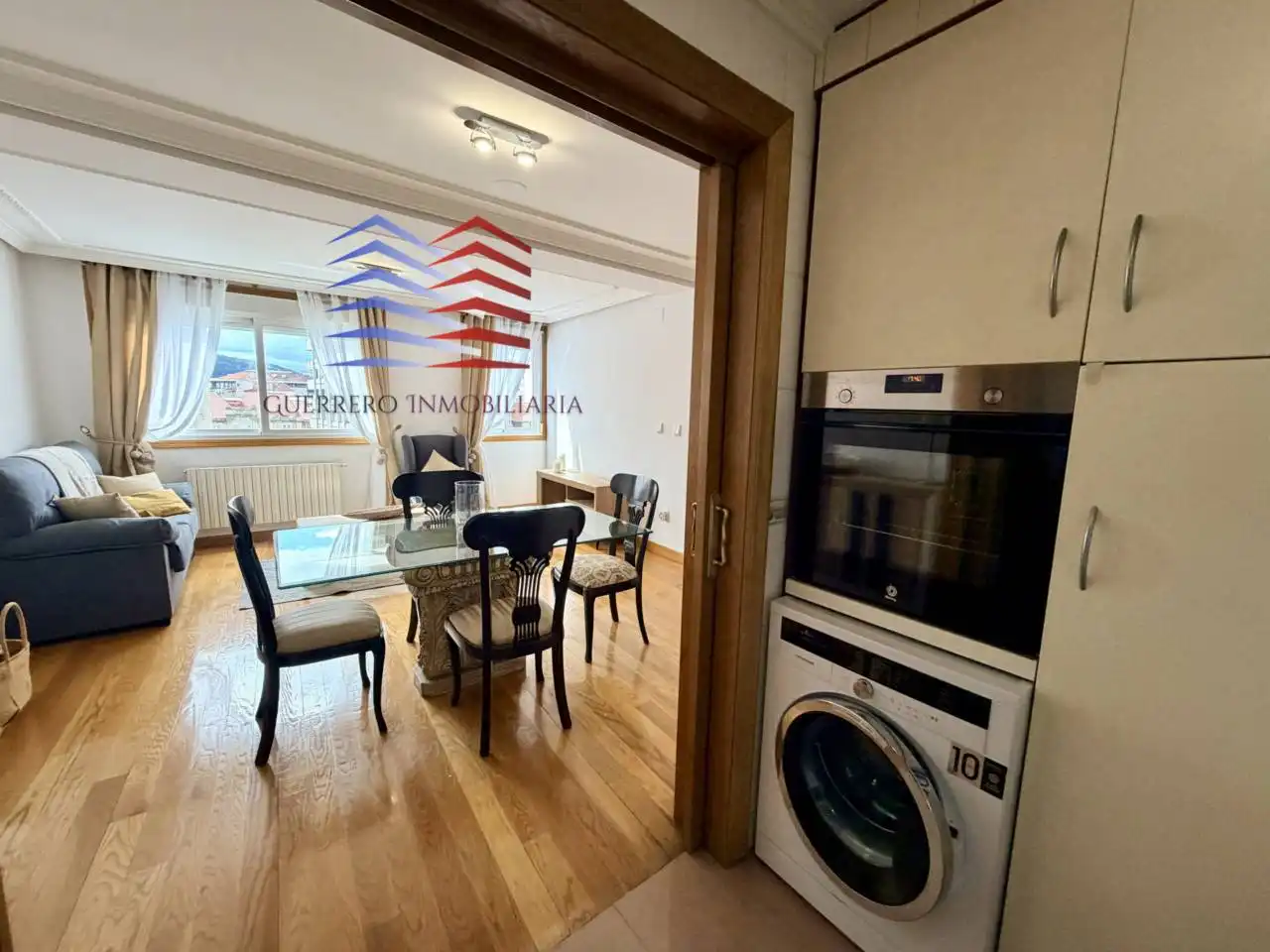 Exterior view of Apartments for rent in Ourense Capital   with Heating, Parquet flooring and Storage room