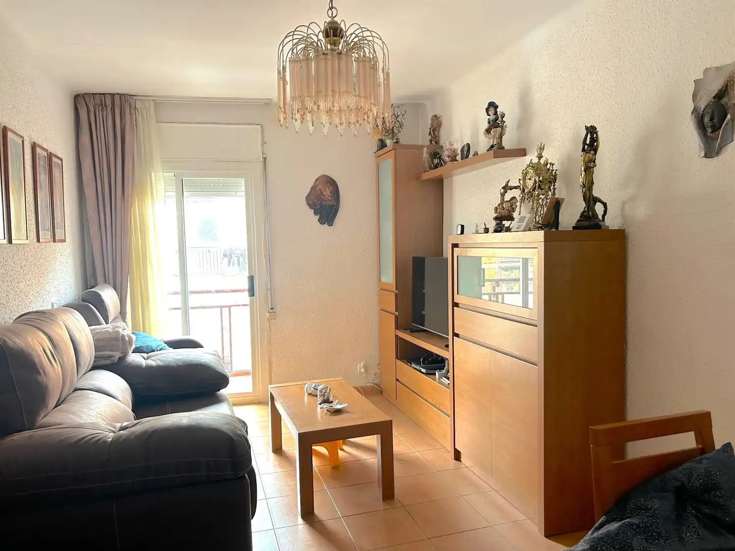 Wohnzimmer von Wohnung zum Verkauf in Mataró mit Heizung und Balkon
