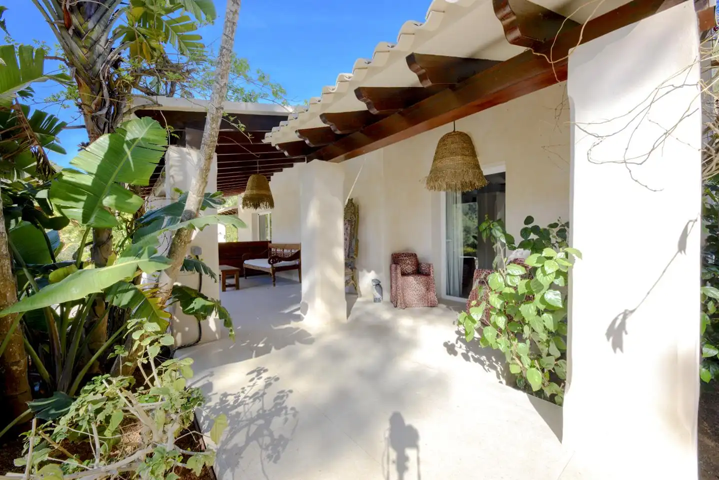 Terrace of Houses for rent in Sant Josep de sa Talaia  with Private garden, Terrace and Swimming Pool