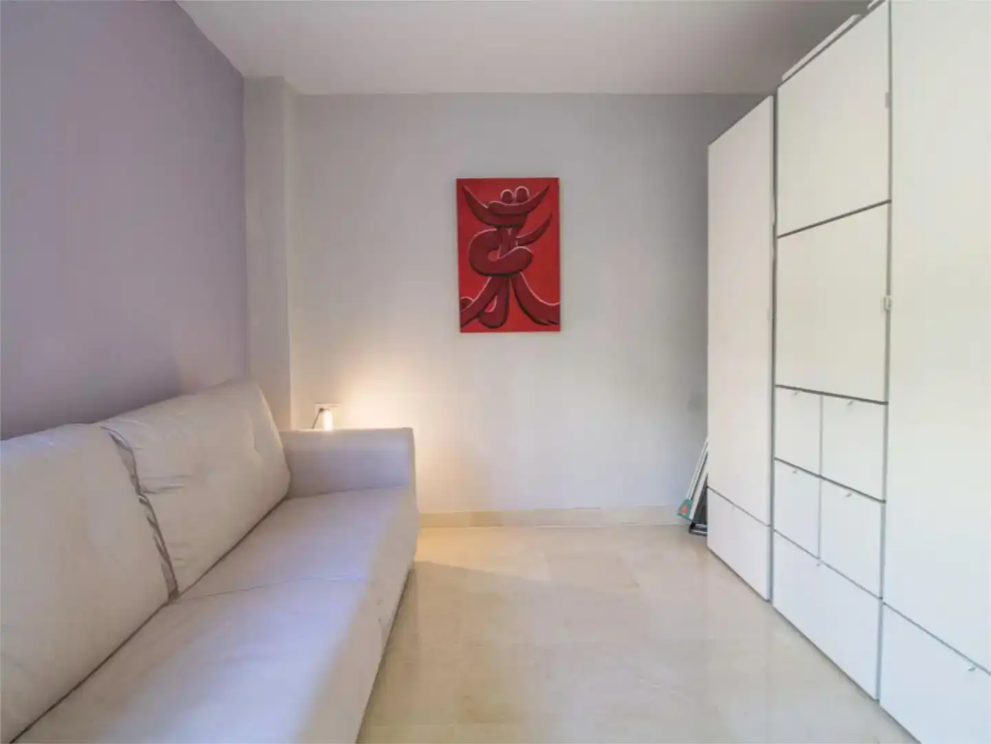 Bedroom of Flat for sale in Benahavís  with Air Conditioner, Private garden and Parquet flooring