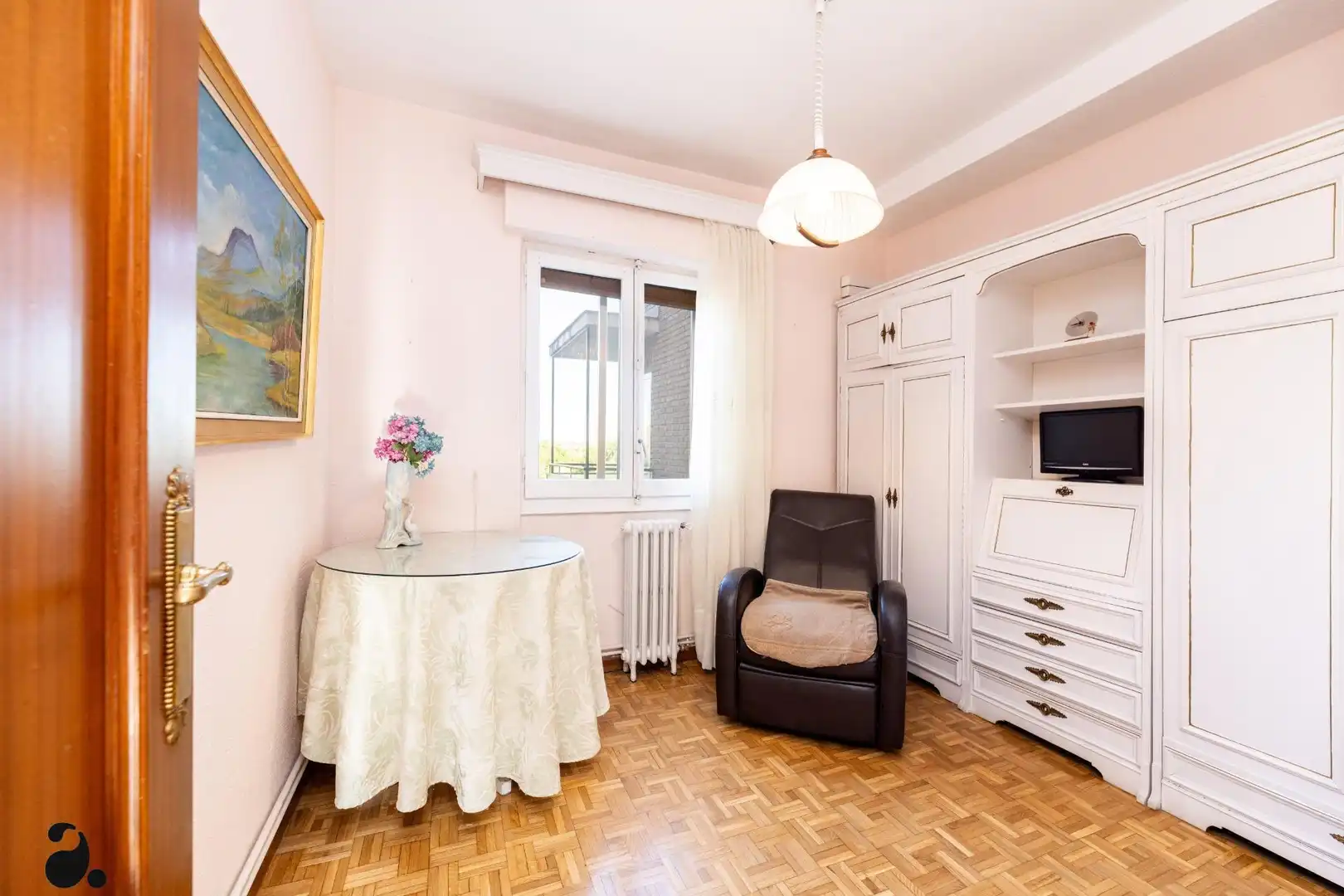 Bedroom of Flat for sale in Madrid  with Air Conditioner, Heating and Parquet flooring