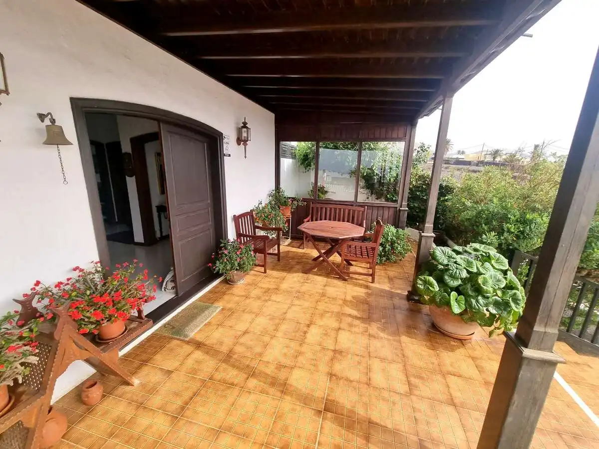 Terraza de Casa o chalet en venta en Tías con Jardín privado, Terraza y Amueblado