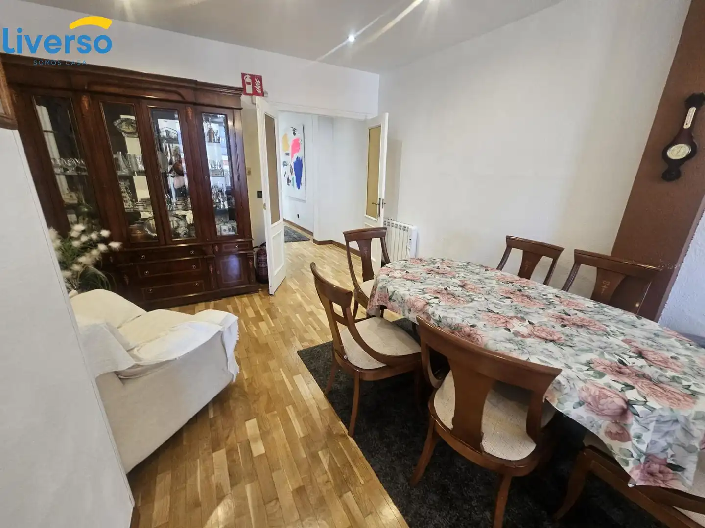 Menjador de Pis de lloguer en Burgos amb Calefacció, Parquet i Moblat