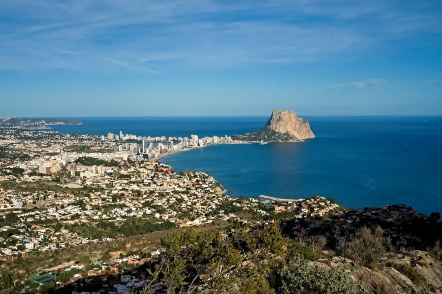 Vista exterior de Apartamento en venta en Calpe / Calp con Terraza y Amueblado