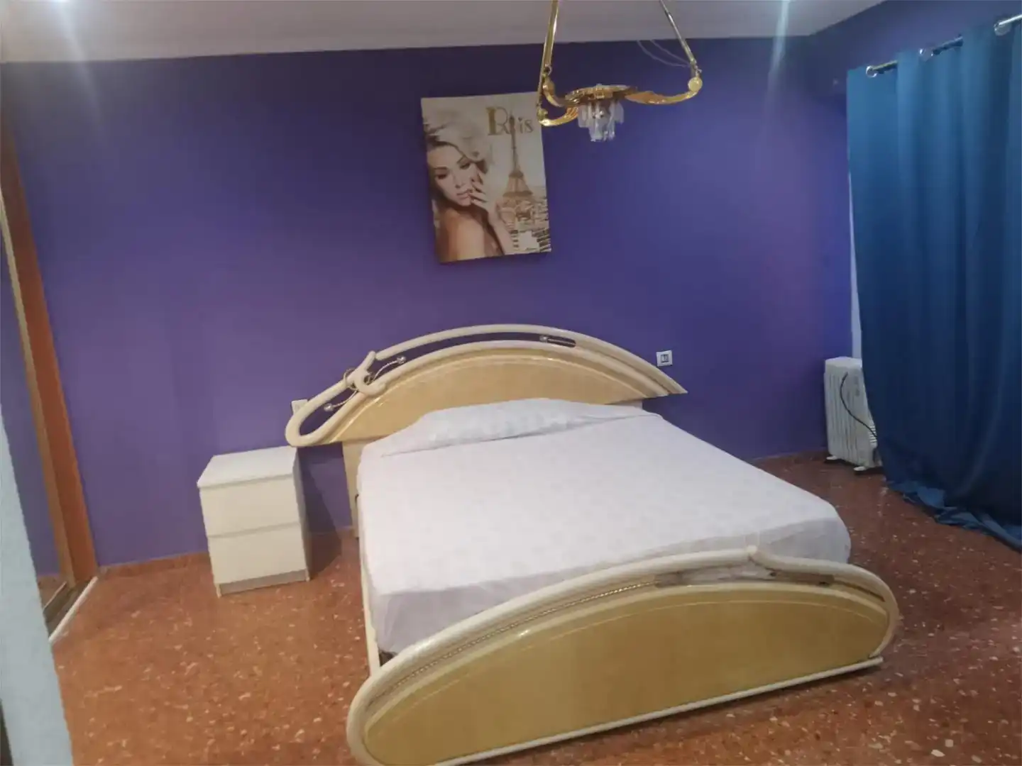 Dormitori de Apartament de lloguer en  Valencia Capital amb Aire condicionat