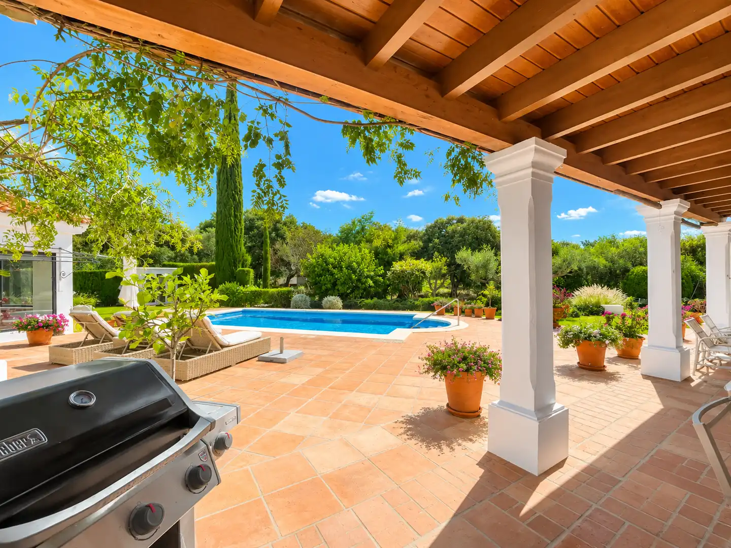 Terrassa de Casa o xalet en venda en Sotogrande amb Aire condicionat, Jardí privat i Terrassa