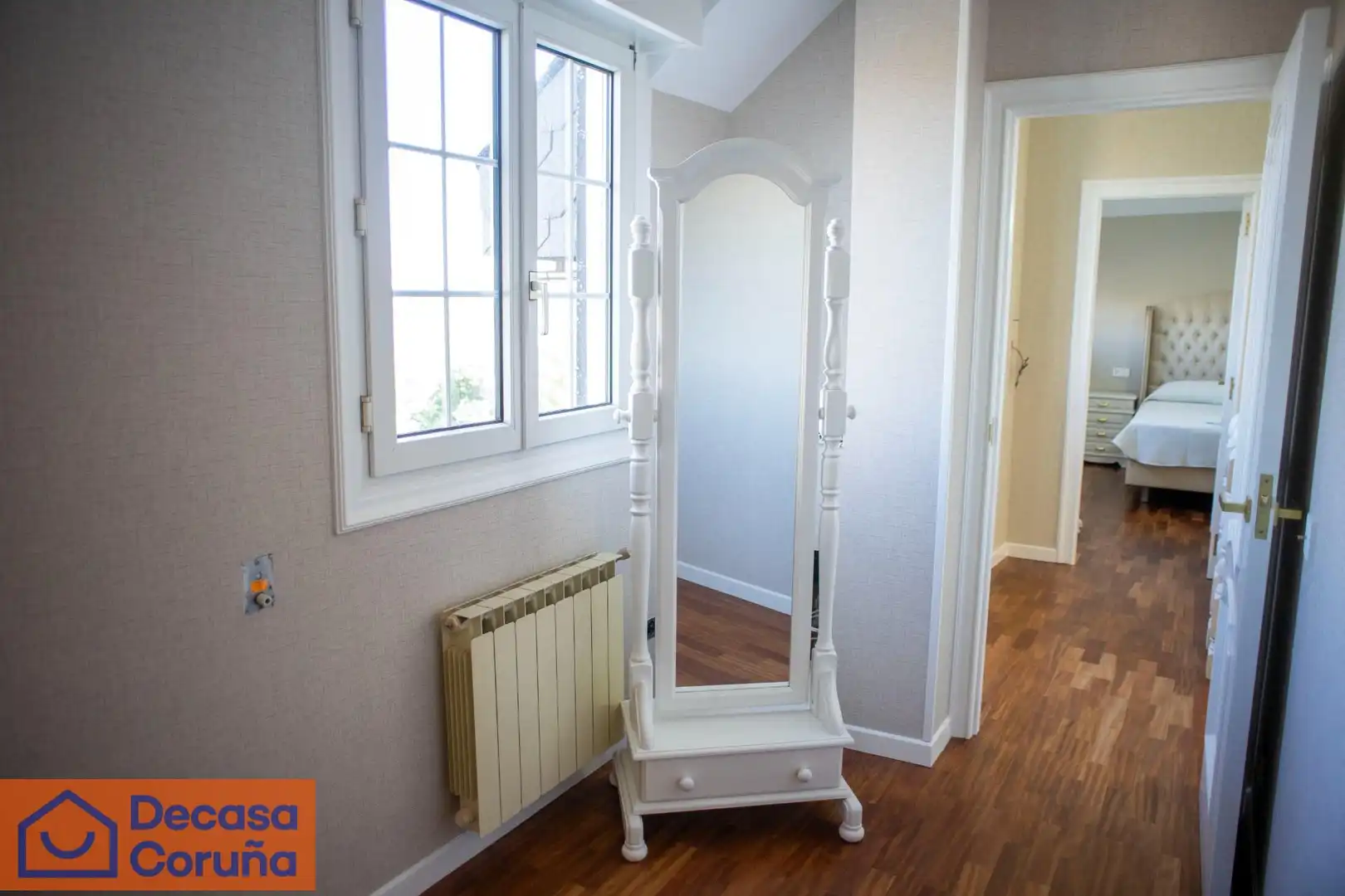 Bedroom of Houses for sale in A Coruña Capital   with Heating, Private garden and Terrace