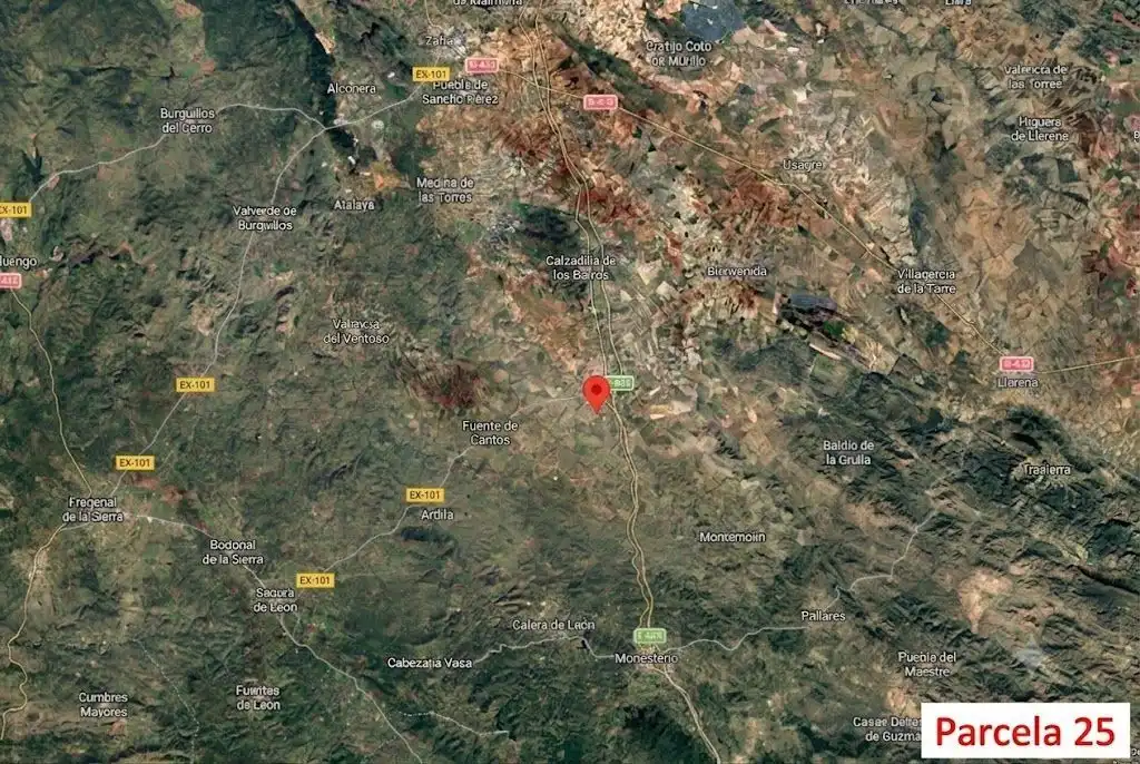 Terreny en venda en Fuente de Cantos