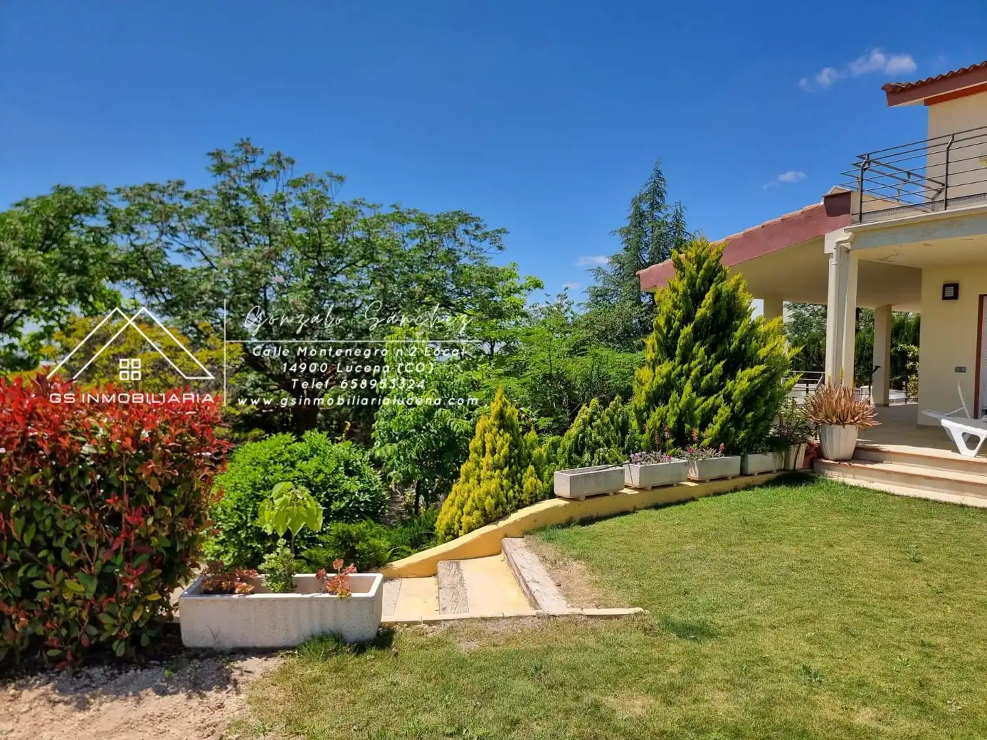 Garten von Country house zur Miete in Lucena mit Klimaanlage, Schwimmbad und Möbliert