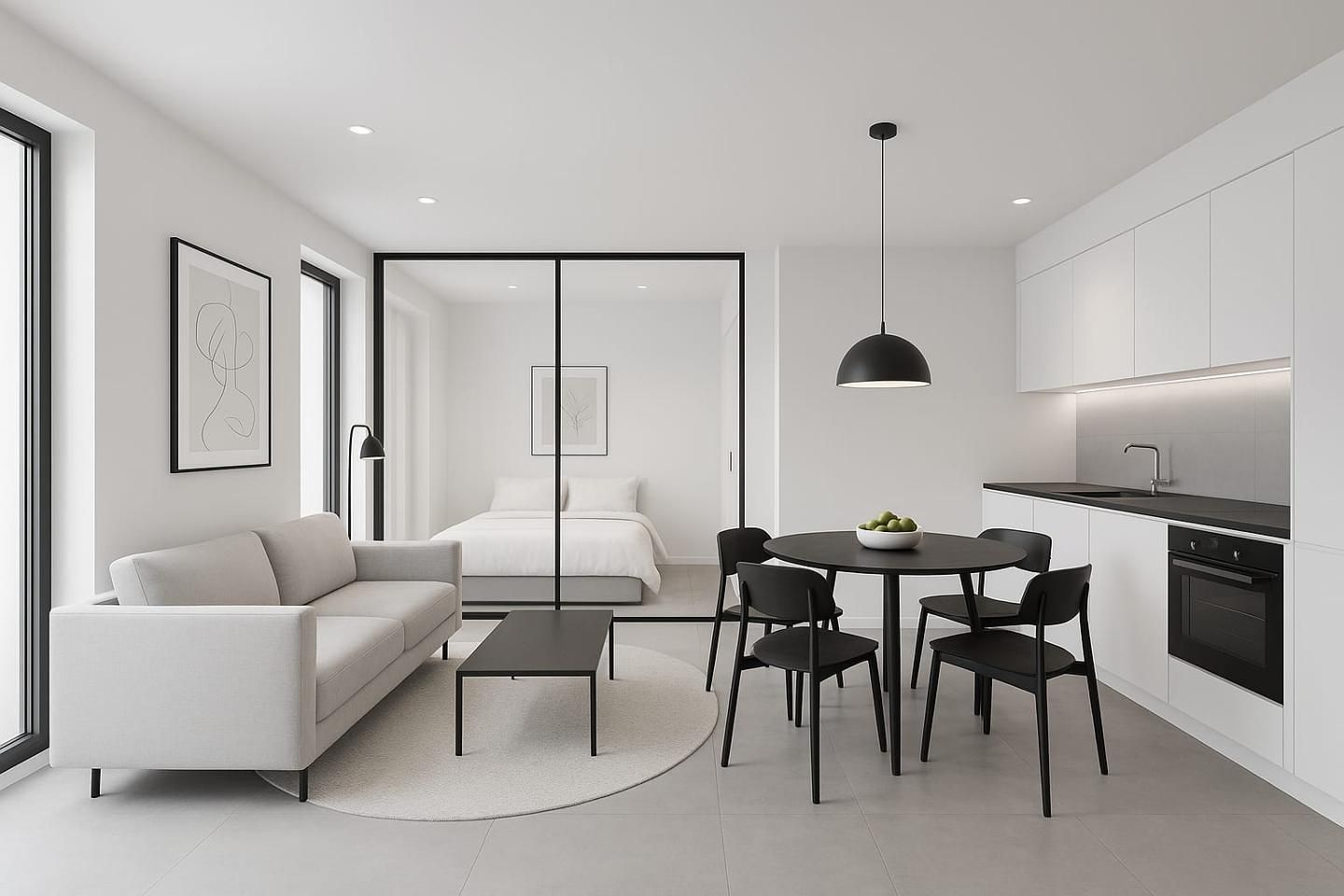 Sala d'estar de Estudi en venda en Elche / Elx amb Aire condicionat i Terrassa