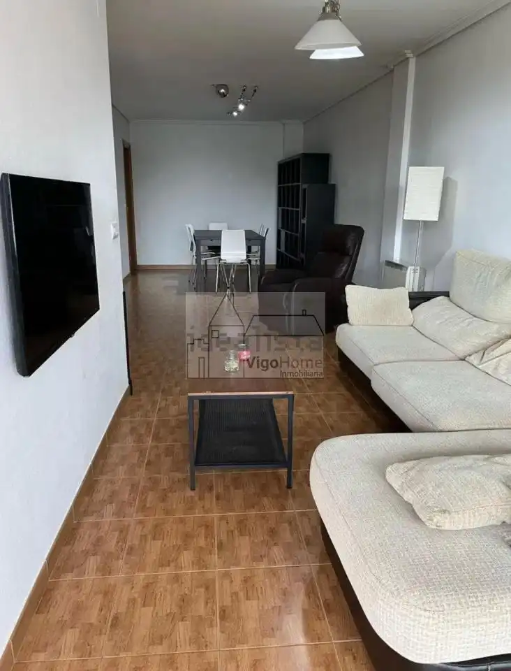 Living room of Flat for sale in Cangas   with Heating, Terrace and Storage room