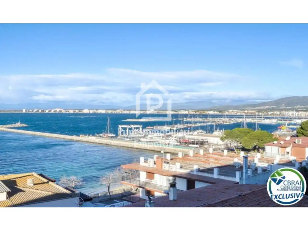 Vista exterior de Estudio en venta en Roses con Aire acondicionado, Parquet y Amueblado