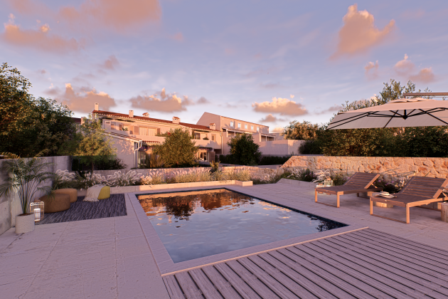 Piscina de Apartament en venda en Santa María del Camí amb Aire condicionat, Calefacció i Terrassa