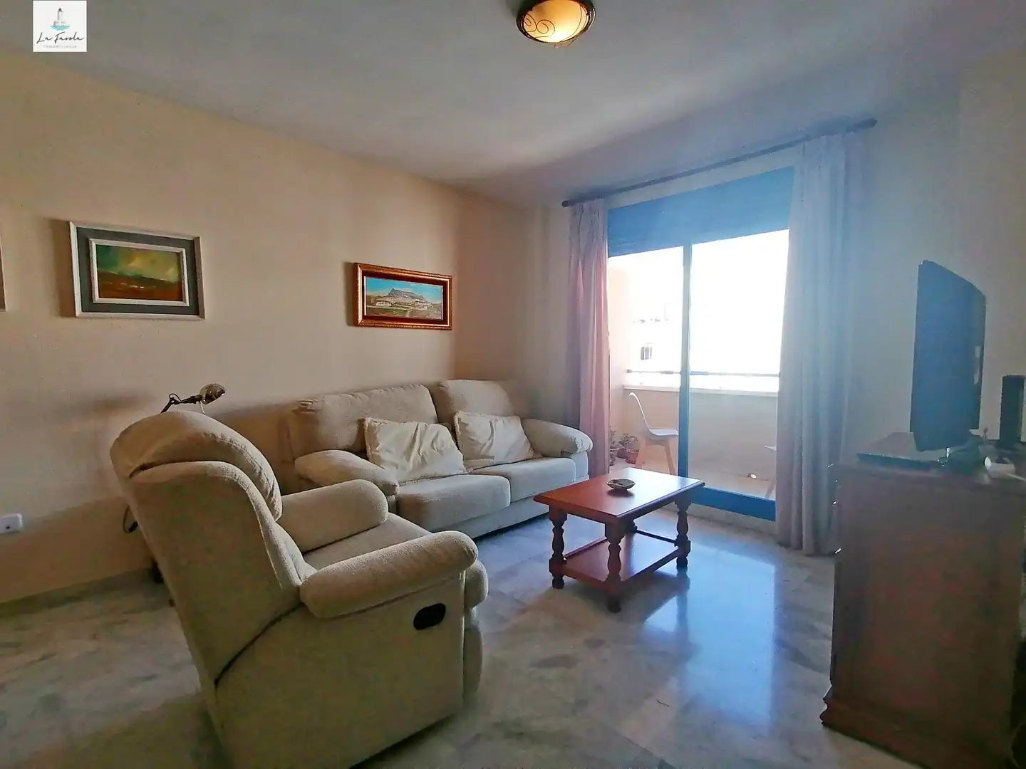 Sala d'estar de Pis de lloguer en Málaga amb Calefacció, Jardí privat i Terrassa
