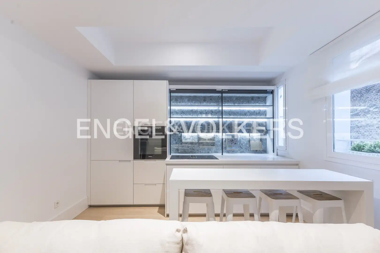 Kitchen of Flat for sale in Madrid  with Air Conditioner, Heating and Furnished