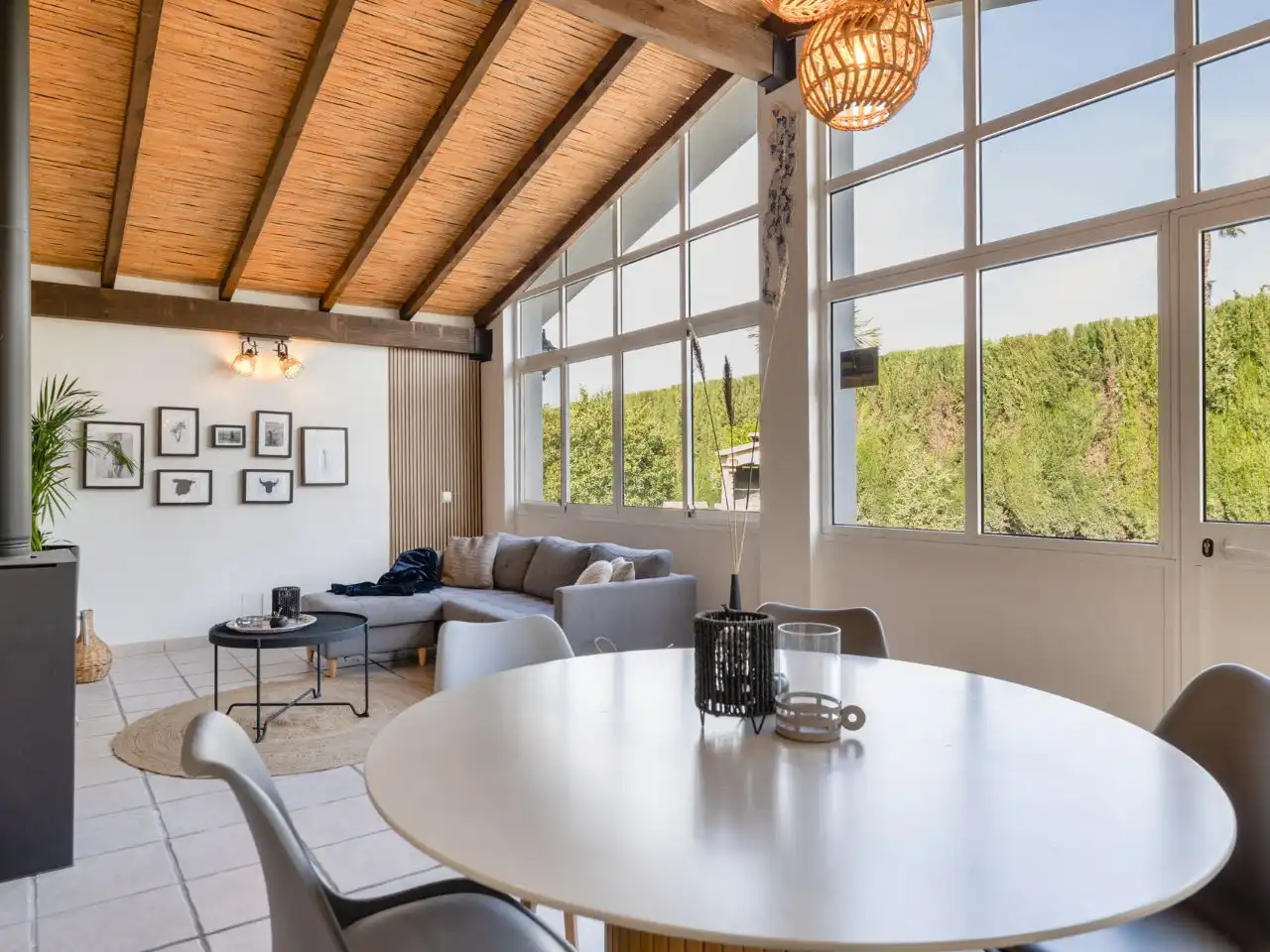 Sala d'estar de Finca rústica en venda en Alhaurín El Grande amb Aire condicionat i Piscina