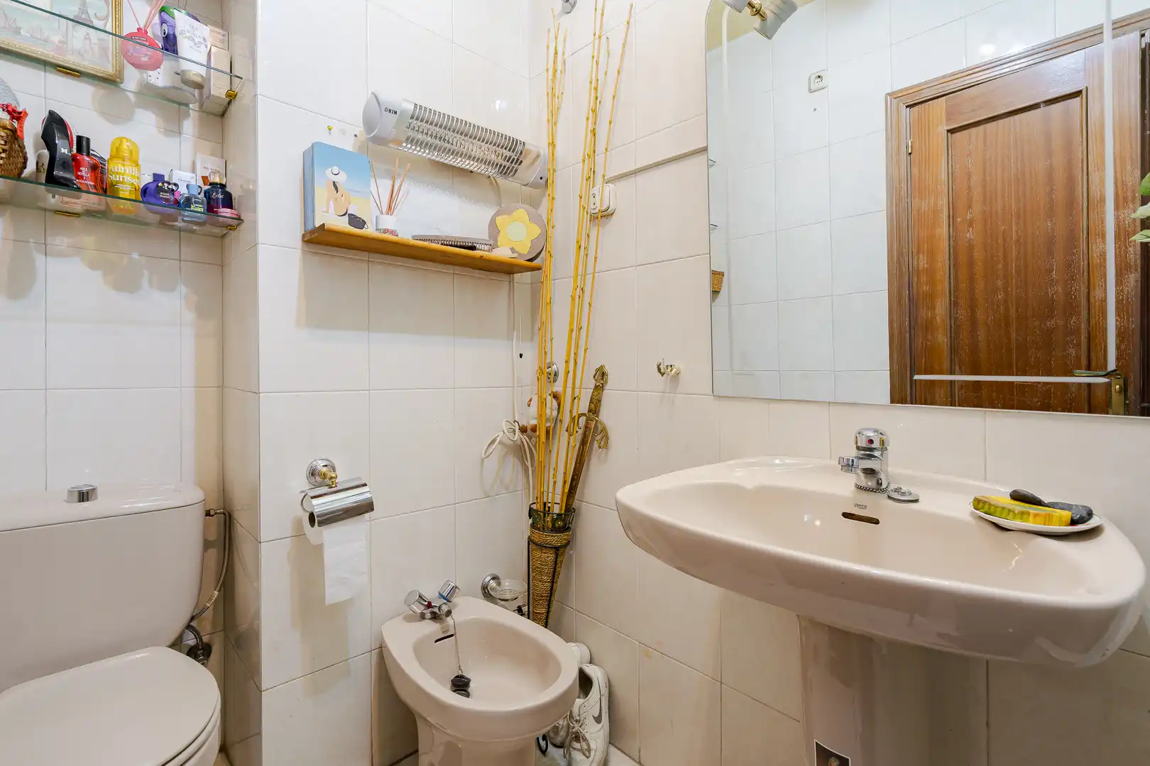 Badezimmer von Wohnung zum Verkauf in Madrid mit Privatgarten, Terrasse und Balkon