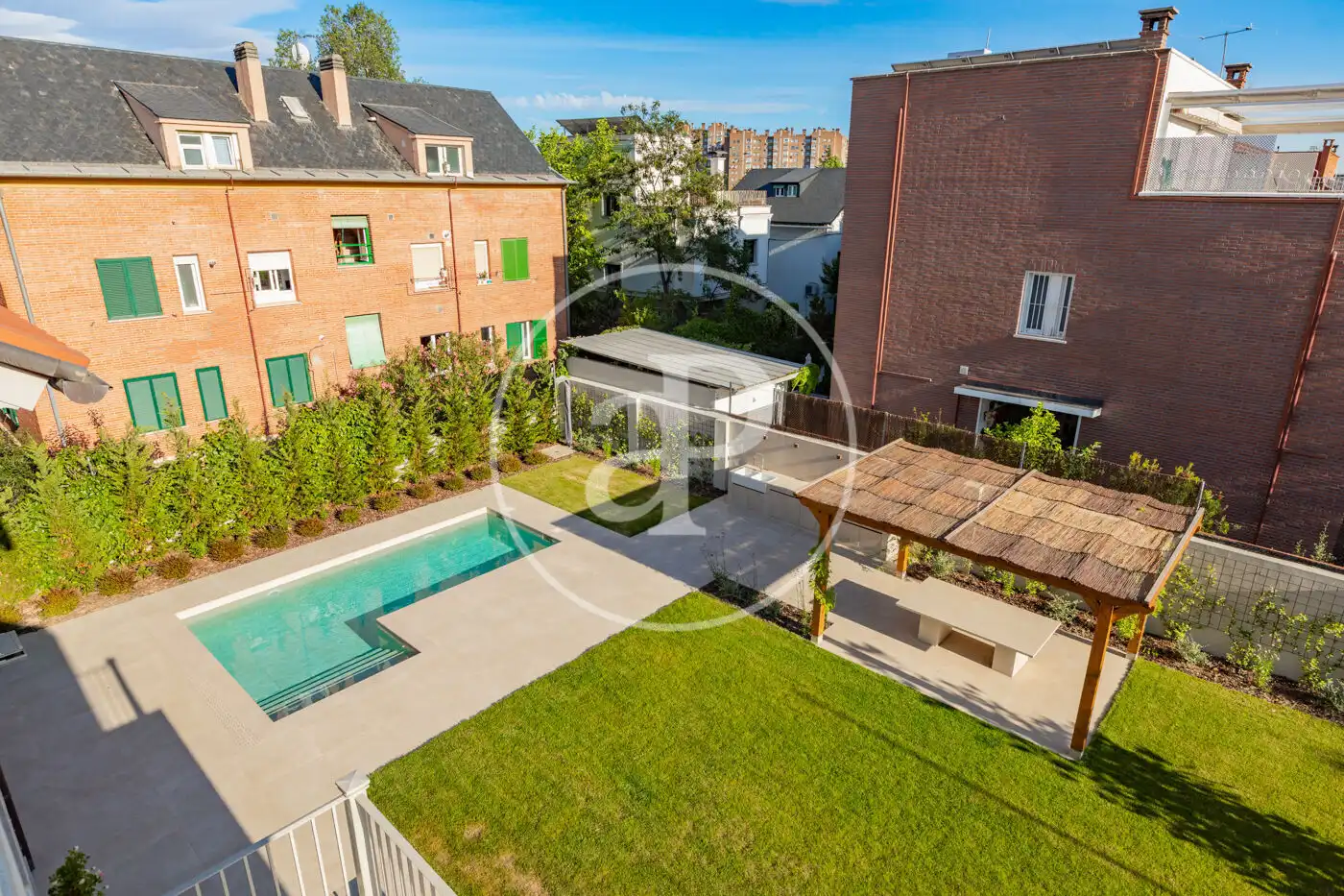 Terrace of Houses for rent in Madrid  with Air Conditioner, Heating and Private garden